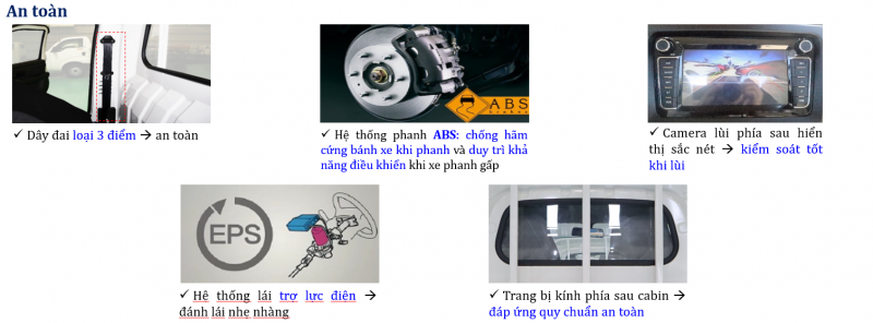 Hệ thống chống bó cứng phanh ABS, độ an toàn cao