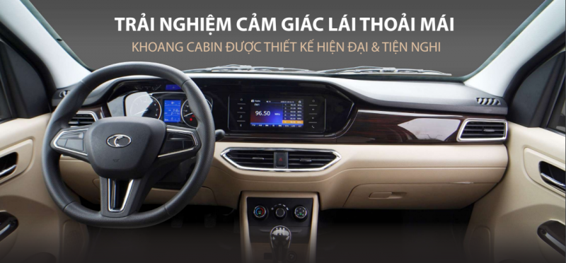 Nội thất xe tải THACO Van TF450V