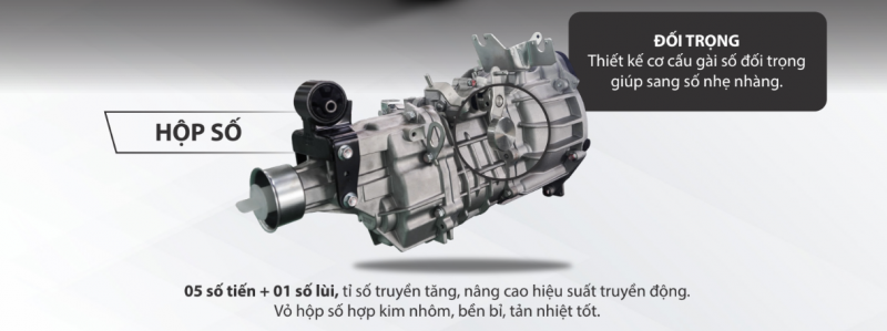 Hộp số vỏ nhôm tỷ số truyền lực cao