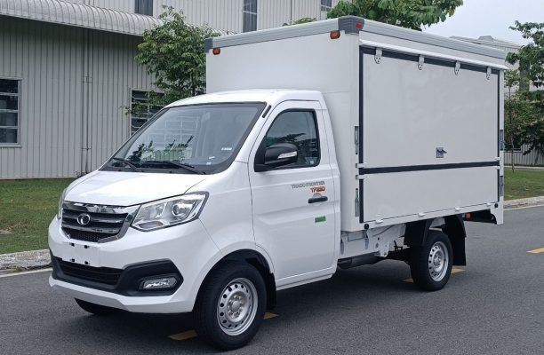 Mẫu xe thùng kín bán hàng lưu động