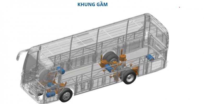 Thiết kế khung gầm khoa học mang lại độ êm dịu cao khi vận hành