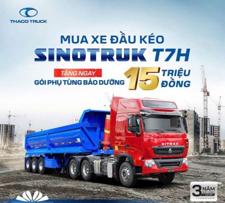 Khuyến mãi lớn khi mua HOWO SITRAK 440 tại THACO VĨNH PHÚC